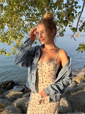 Realisation Par Alba Strawberry Dress